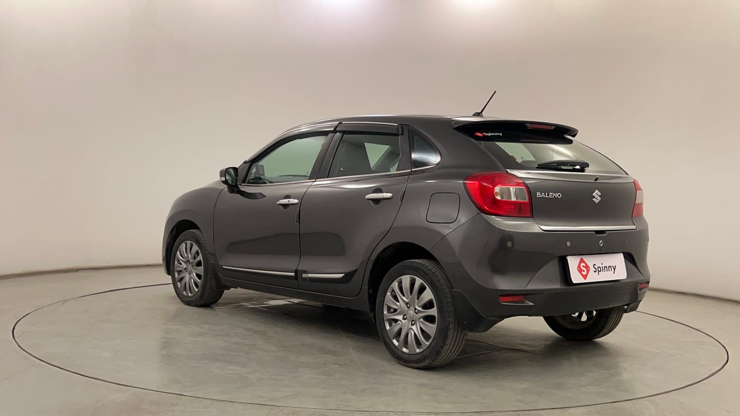 Used 2017 Maruti Suzuki Baleno Zeta 1.2 Petrol Manual exterior LEFT REAR CORNER VIEW
