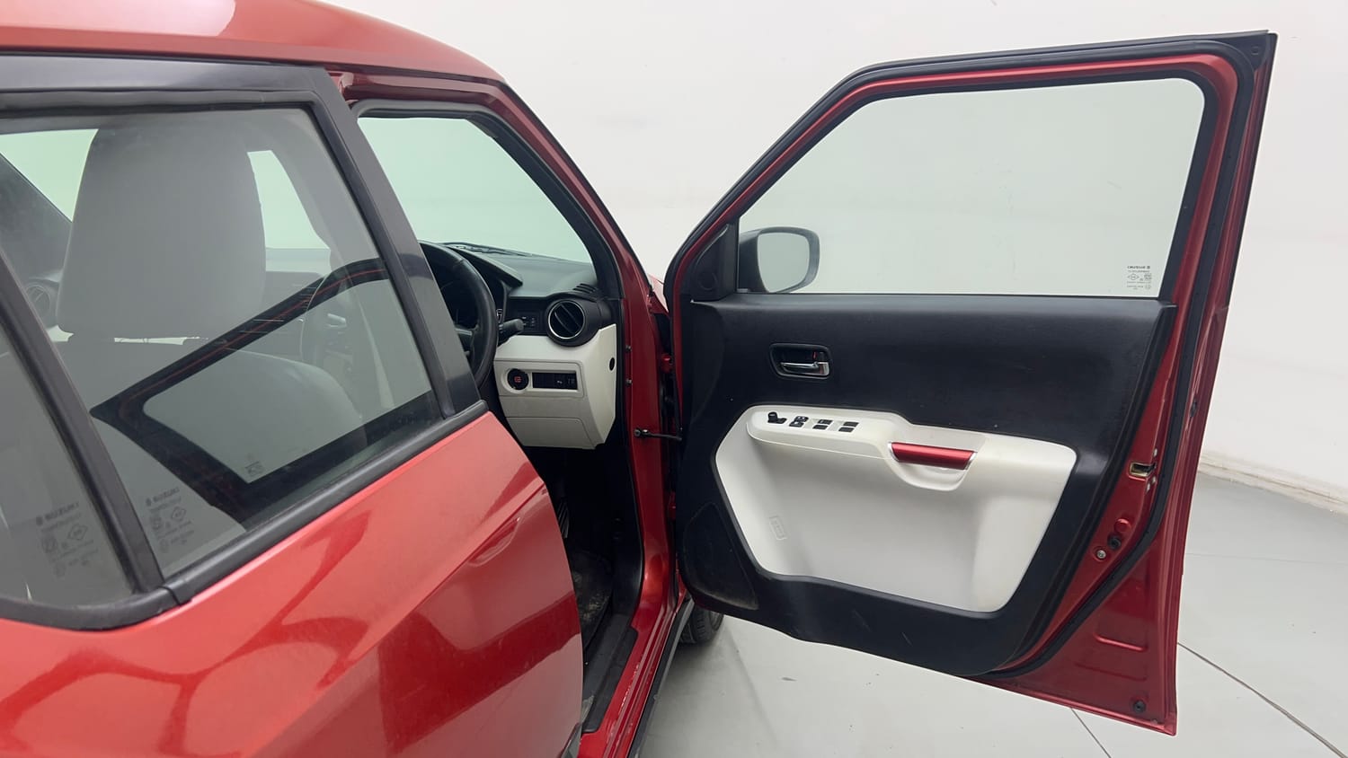 Used 2017 Maruti Suzuki Ignis Zeta 1.2 AMT Petrol Automatic interior RIGHT FRONT DOOR OPEN VIEW