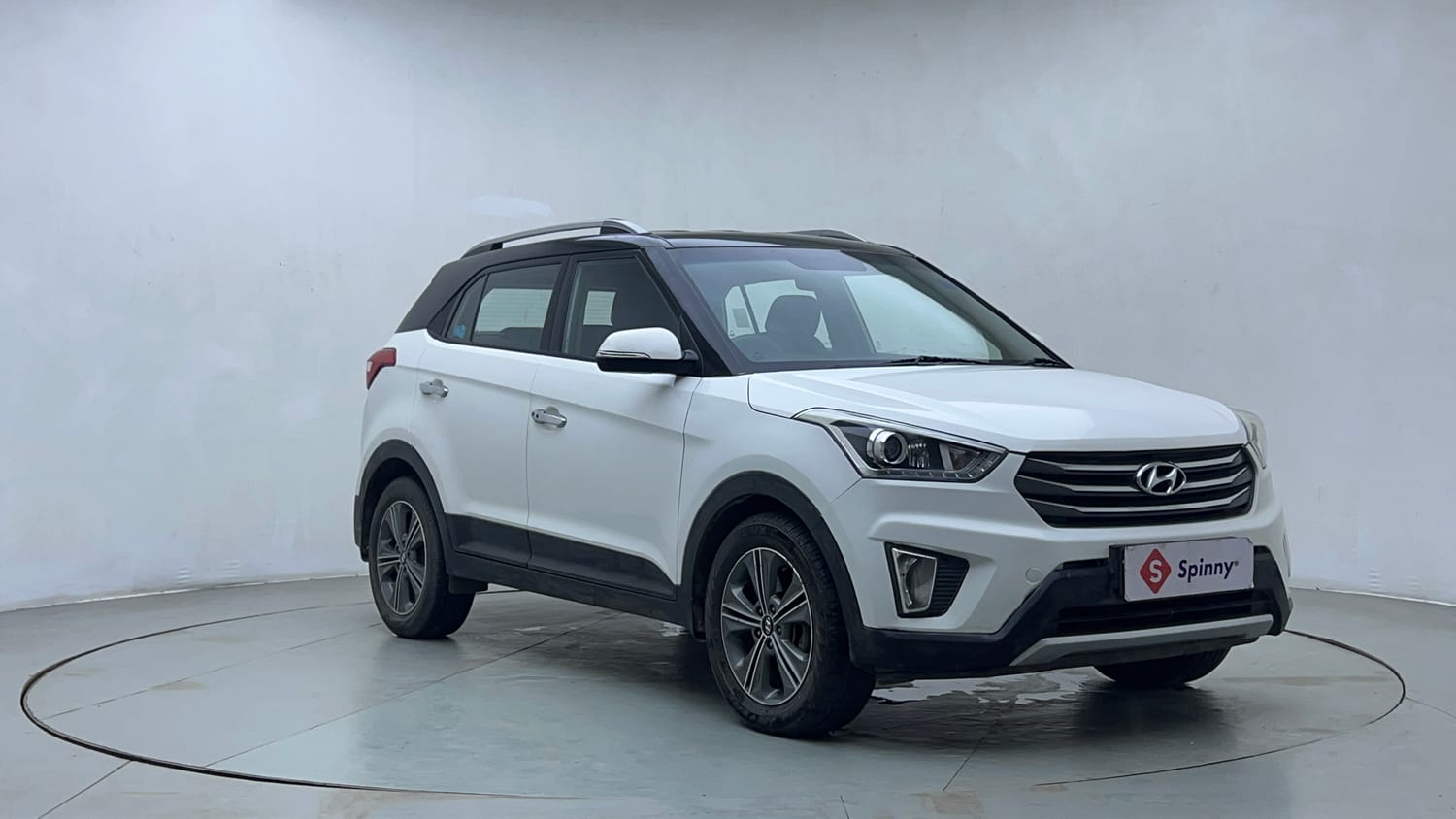 Used 2016 Hyundai Creta 1.6 SX Plus AT Petrol Petrol Automatic exterior RIGHT FRONT CORNER VIEW
