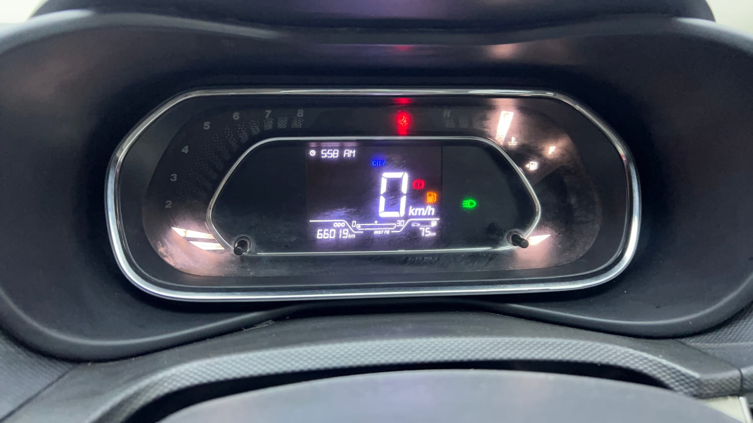 Used 2021 Tata Nexon XZ Plus Petrol Manual interior CLUSTERMETER VIEW