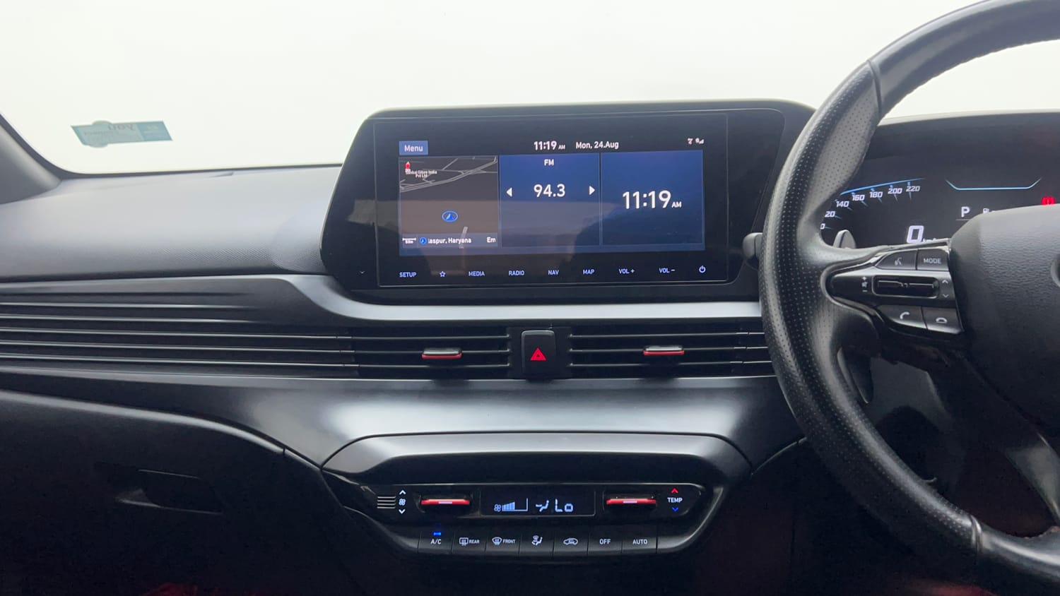 Used 2022 Hyundai i20 N Line N8 1.0 Turbo DCT Petrol Automatic interior MUSIC SYSTEM & AC CONTROL VIEW