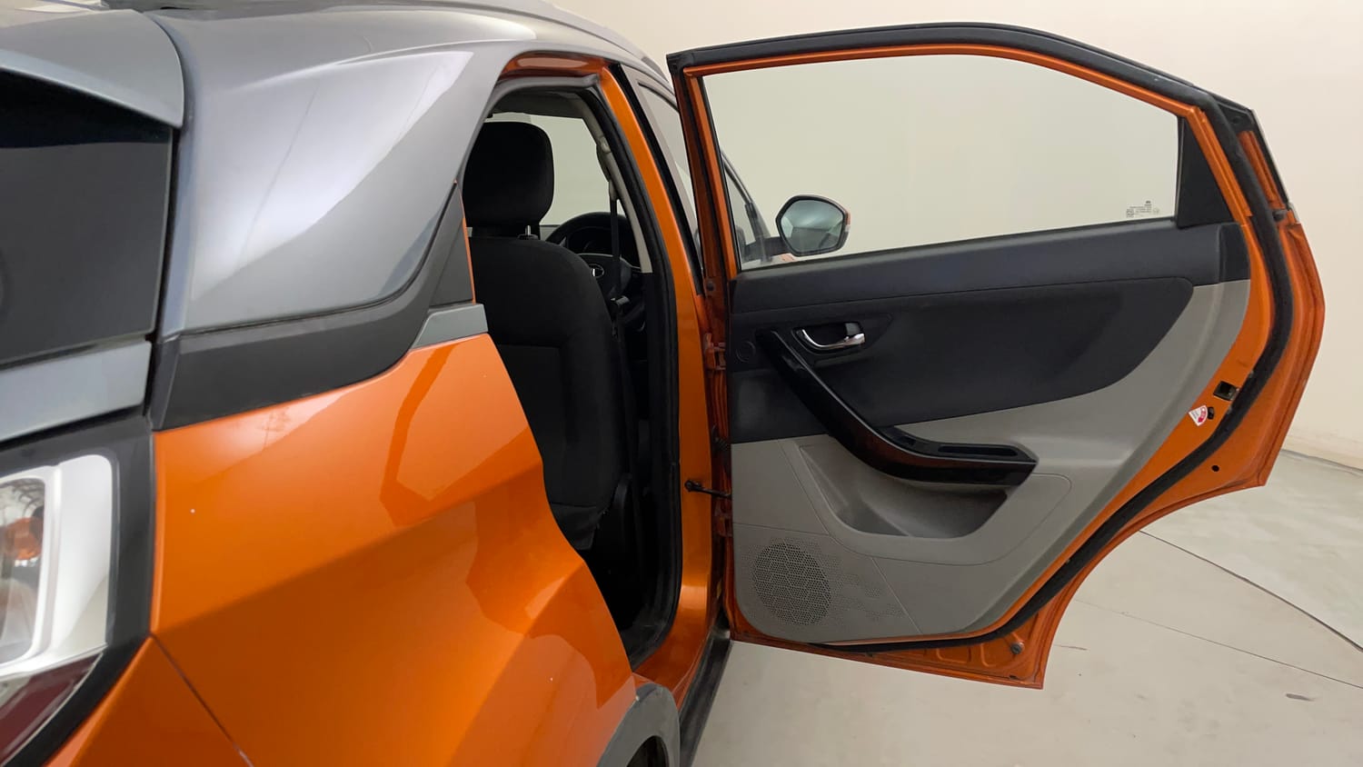 Used 2019 Tata Nexon XZA Plus Diesel Diesel Automatic interior RIGHT REAR DOOR OPEN VIEW