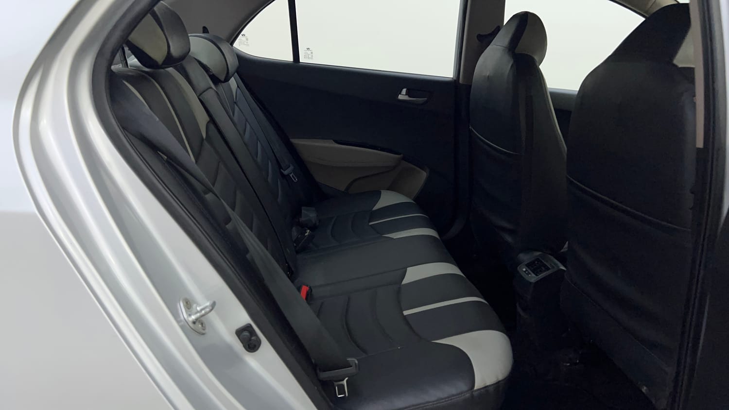 Used 2014 Hyundai Xcent SX AT 1.2 (O) Petrol Automatic interior RIGHT SIDE REAR DOOR CABIN VIEW