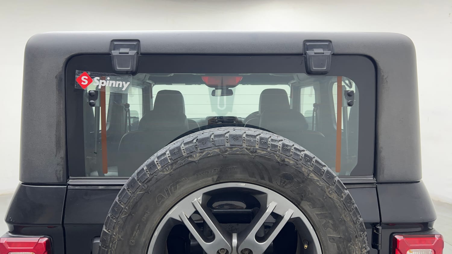 Used 2023 mahindra Thar LX Hard Top Petrol AT 4WD Petrol Automatic exterior BACK WINDSHIELD VIEW