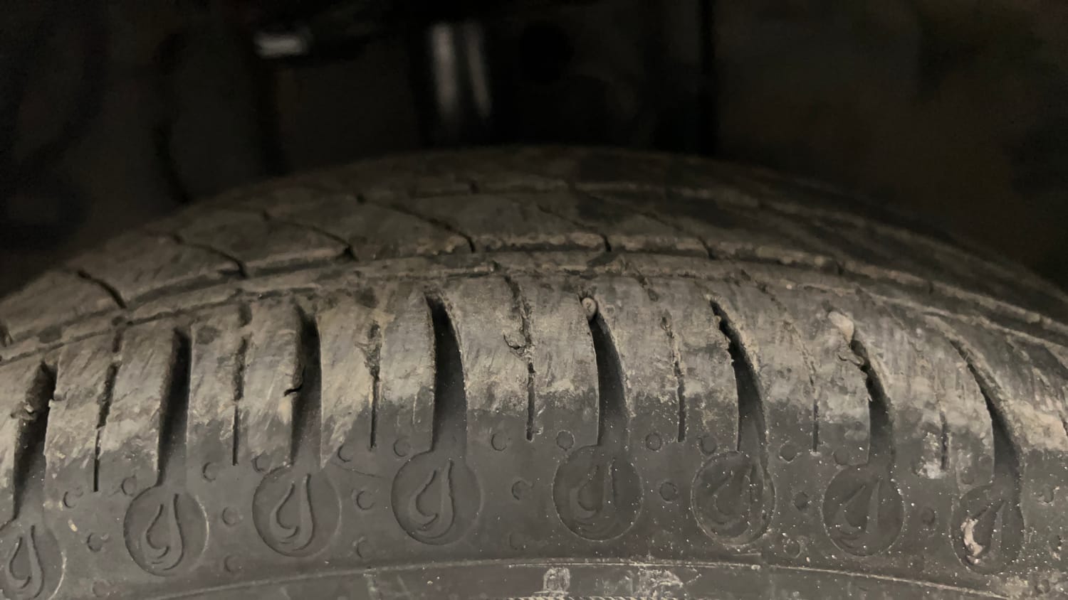 Used 2022 Tata Tiago XZ Plus CNG Cng Manual tyres RIGHT FRONT TYRE TREAD VIEW