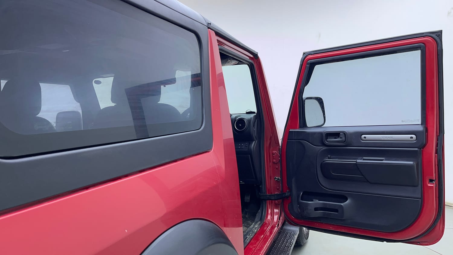 Used 2024 Mahindra Thar LX Hard Top Diesel AT 4WD Diesel Automatic interior RIGHT FRONT DOOR OPEN VIEW
