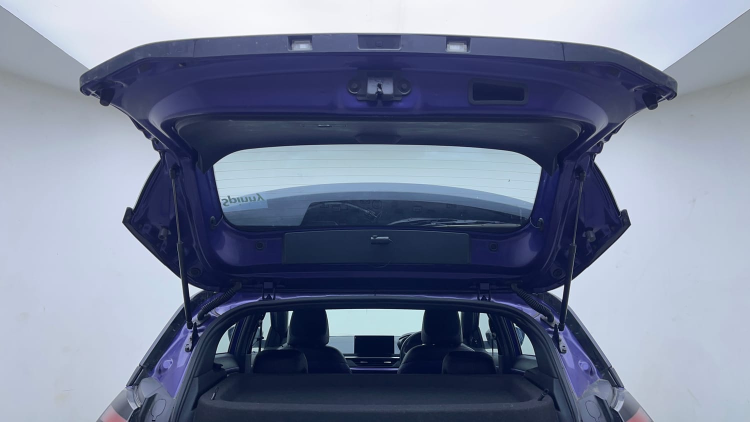 Used 2024 Tata Nexon Fearless Plus S Purple 1.2 Revotron Petrol 7DCA Dual Tone Petrol Automatic interior DICKY DOOR OPEN VIEW