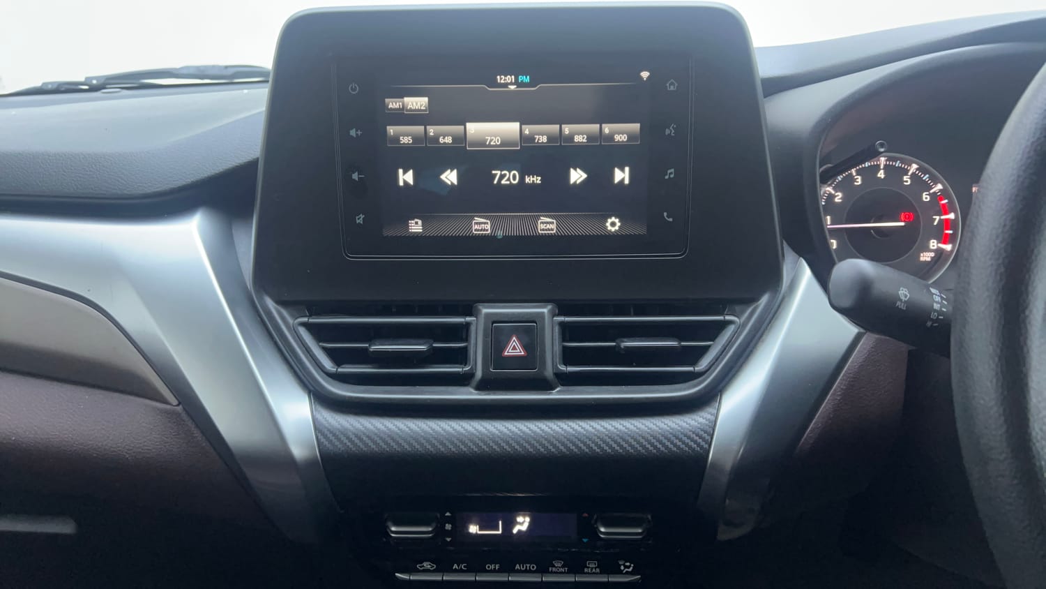 Used 2023 Maruti Suzuki Fronx Delta Plus 1.2L AGS Petrol Automatic interior MUSIC SYSTEM & AC CONTROL VIEW