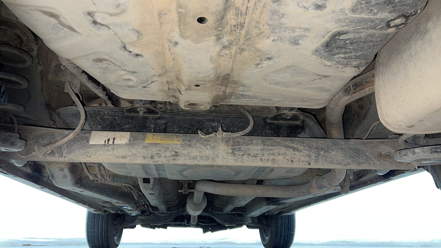 Used 2021 Tata Nexon XZ Plus Petrol Manual extra REAR UNDERBODY VIEW (TAKEN FROM REAR)