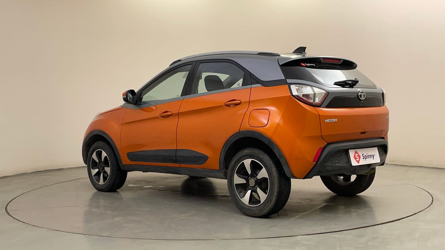 Used 2019 Tata Nexon XZA Plus Diesel Diesel Automatic exterior LEFT REAR CORNER VIEW