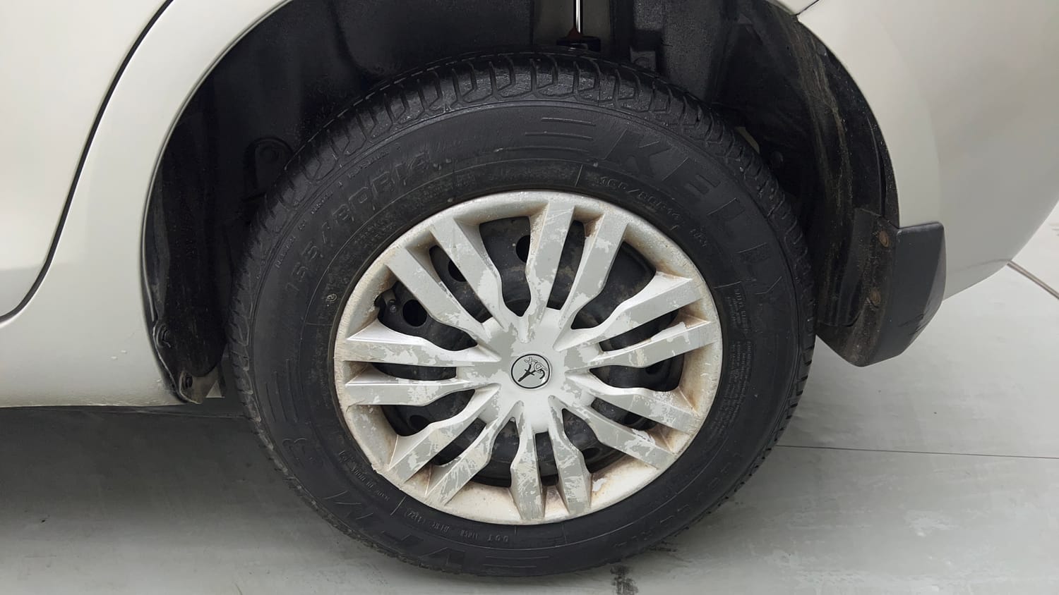 Used 2013 Maruti Suzuki Swift Dzire VXI Petrol Manual tyres LEFT REAR TYRE RIM VIEW