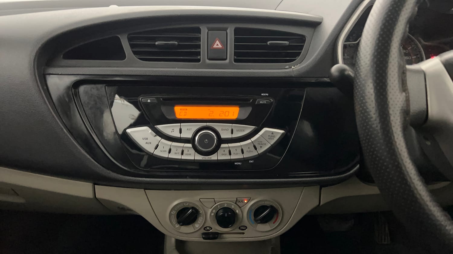 Used 2017 maruti-suzuki Alto K10 VXi (O) AMT Petrol Automatic interior MUSIC SYSTEM & AC CONTROL VIEW