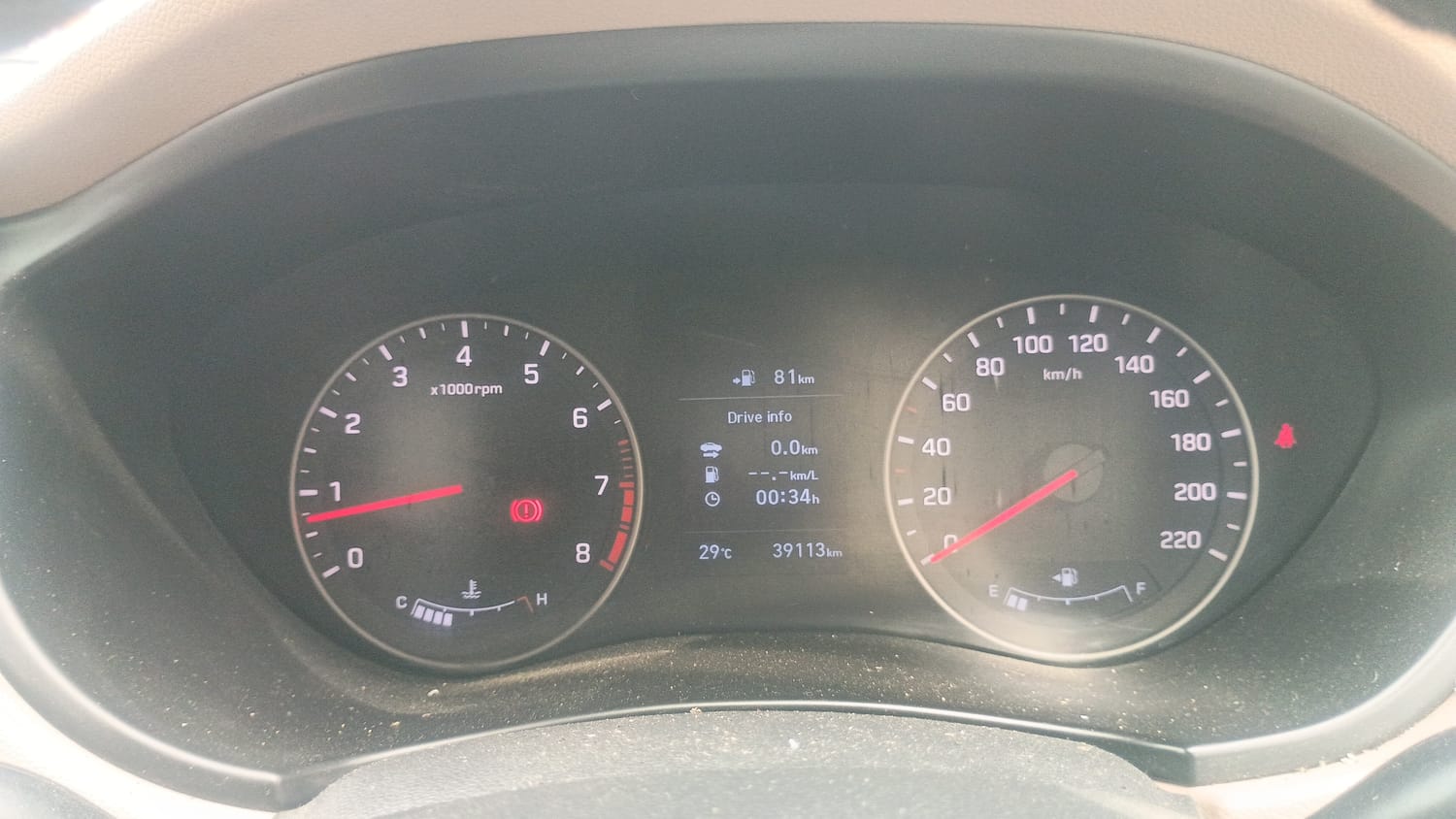 Used 2018 Hyundai Elite i20 Asta 1.2 (O) Petrol Manual interior CLUSTERMETER VIEW