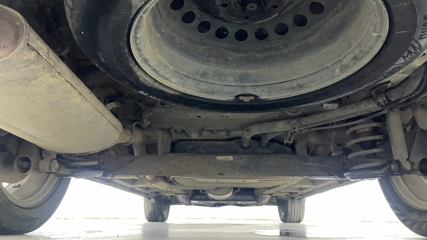 Used 2020 MG Motors Hector Sharp 1.5 DCT Petrol Petrol Automatic extra REAR UNDERBODY VIEW (TAKEN FROM REAR)