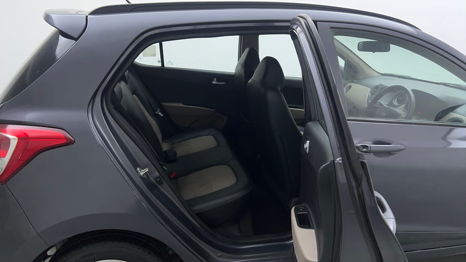 Used 2018 Hyundai Grand i10 Sportz AT 1.2 Kappa VTVT Petrol Automatic interior RIGHT SIDE REAR DOOR CABIN VIEW