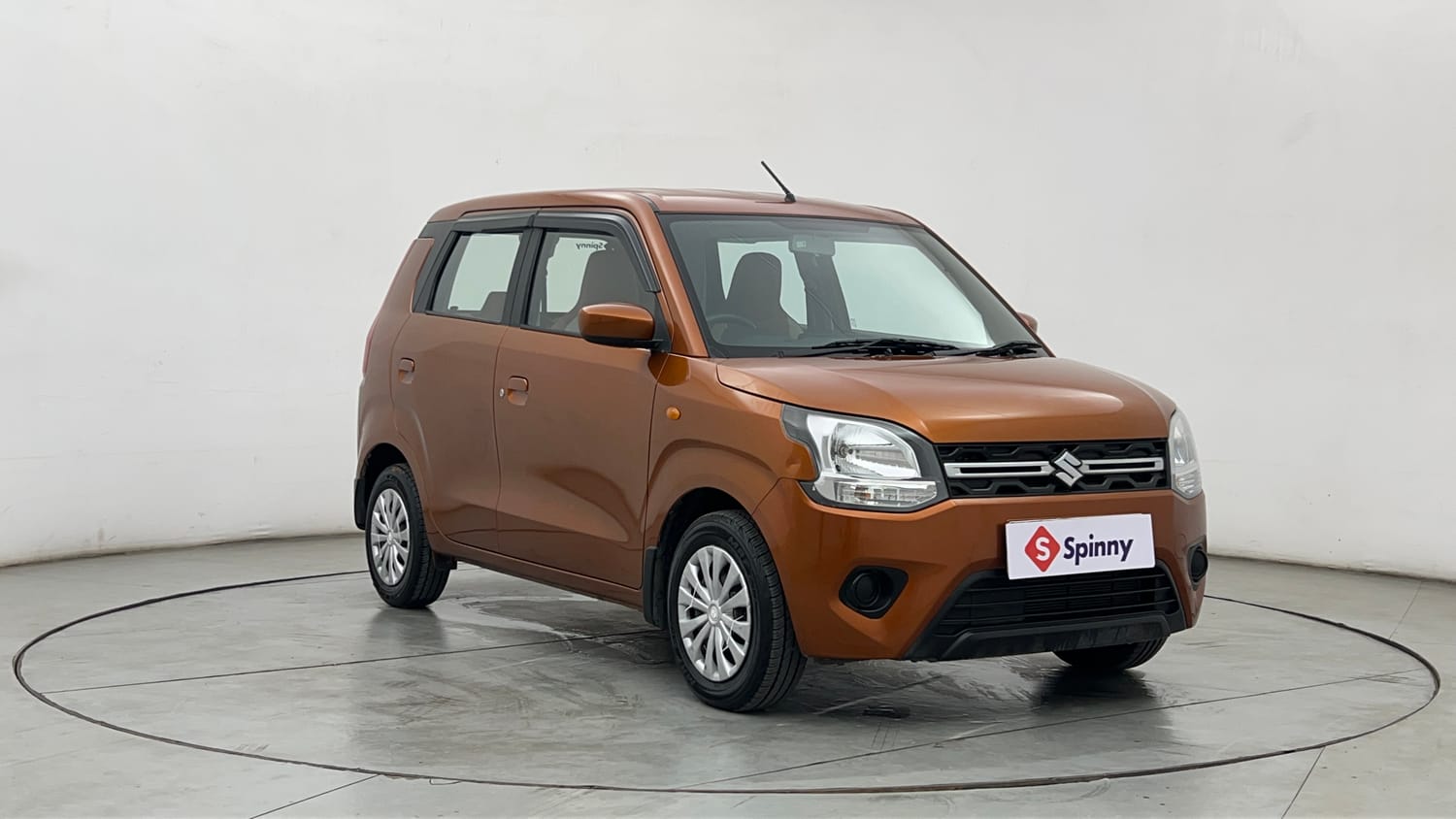 Used 2019 Maruti Suzuki Wagon R VXi 1.2 Petrol Manual exterior RIGHT FRONT CORNER VIEW