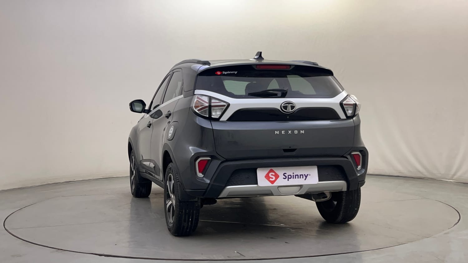 Used 2023 Tata Nexon XZ Plus Petrol Manual exterior LEFT REAR CORNER VIEW