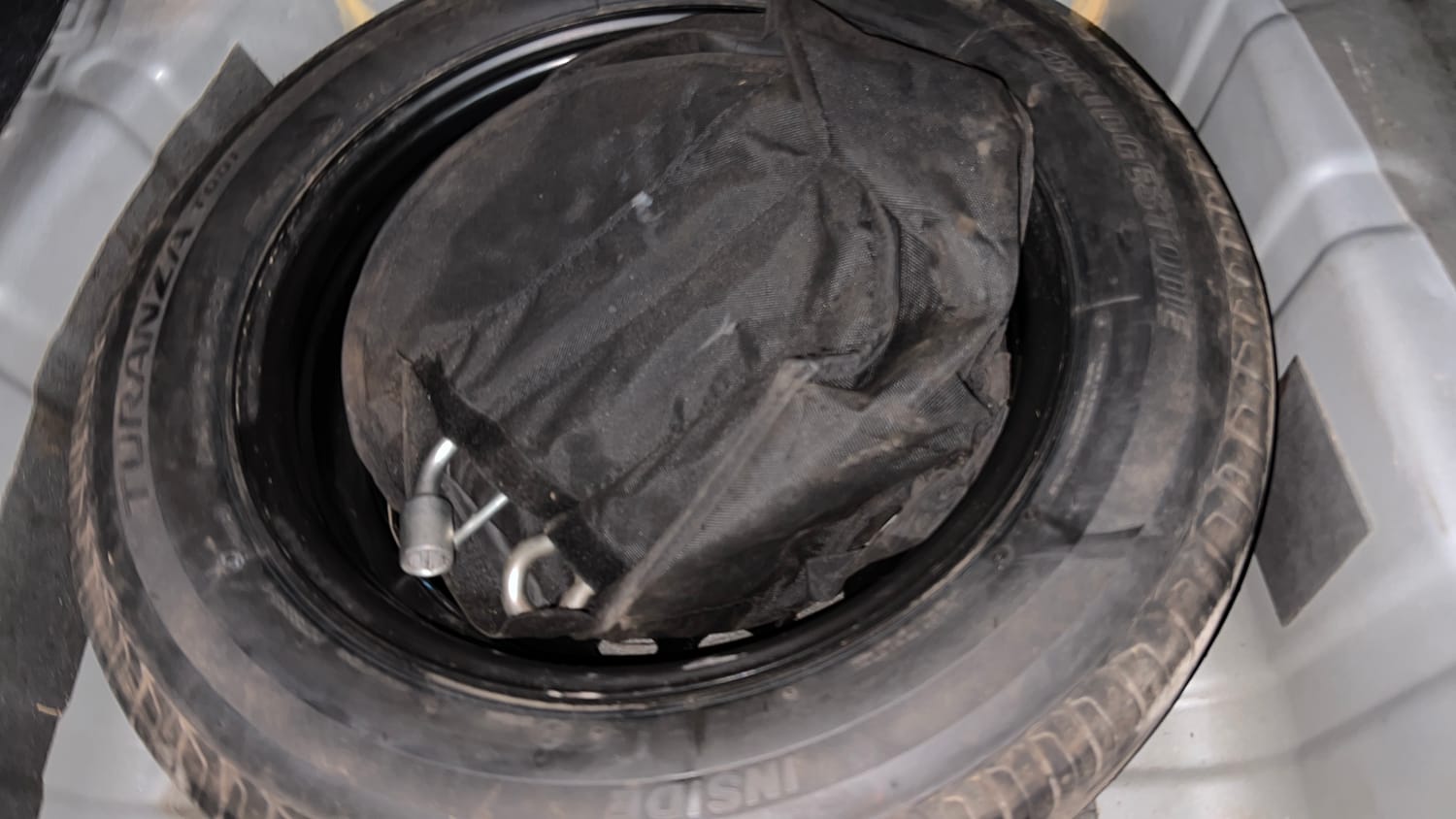 Used 2023 Tata Nexon XZ Plus Petrol Manual tyres SPARE TYRE VIEW