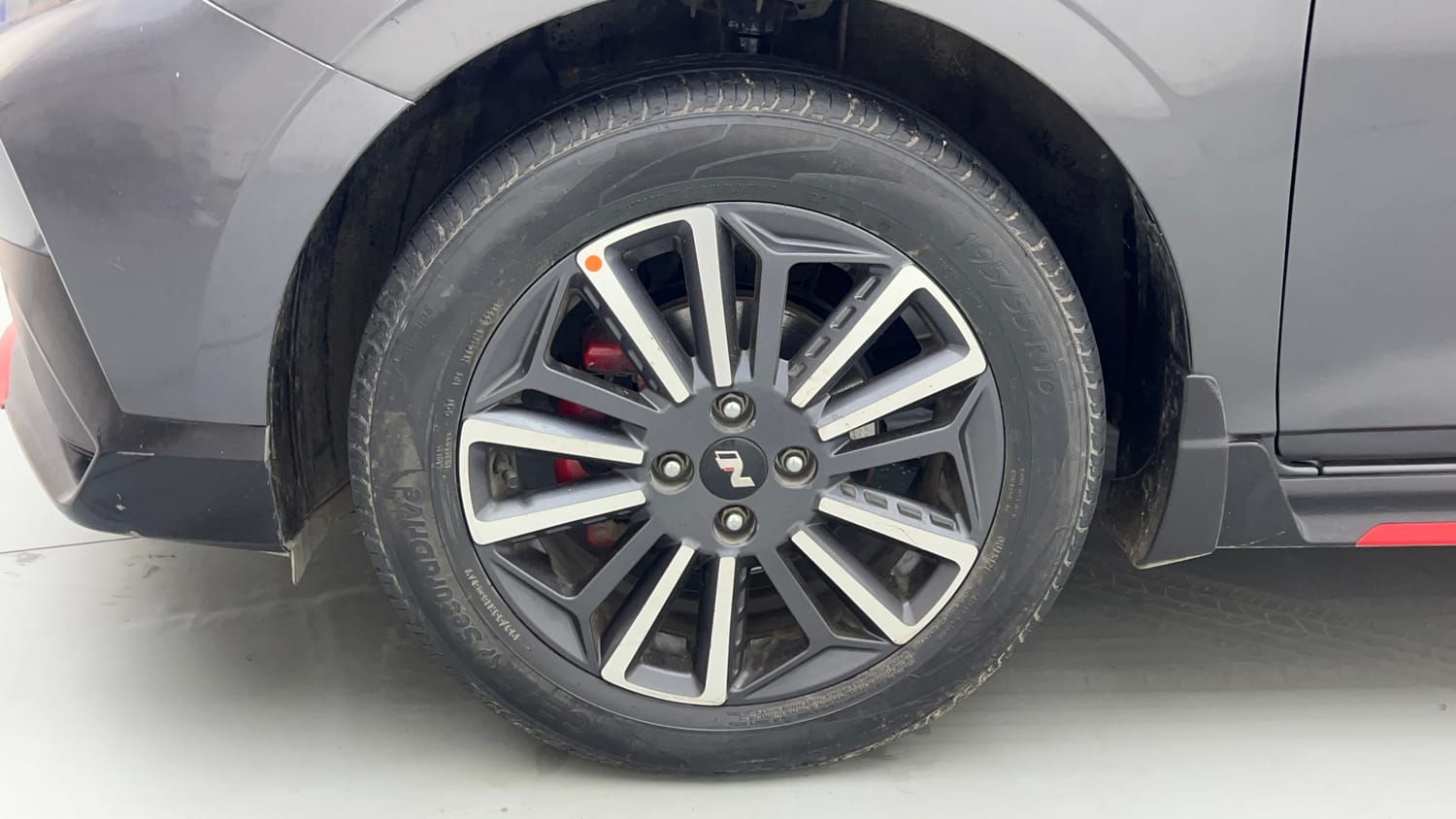 Used 2022 Hyundai i20 N Line N8 1.0 Turbo DCT Petrol Automatic tyres LEFT FRONT TYRE RIM VIEW