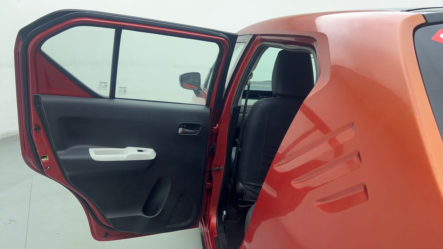 Used 2017 Maruti Suzuki Ignis Zeta 1.2 AMT Petrol Automatic interior LEFT REAR DOOR OPEN VIEW