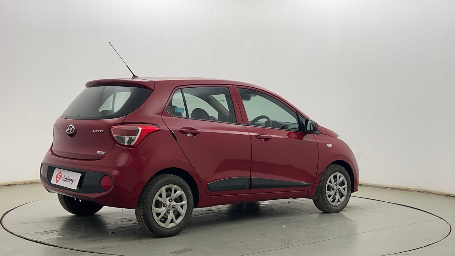 Used 2017 Hyundai Grand i10 Sportz 1.2 Kappa VTVT Petrol Manual exterior RIGHT REAR CORNER VIEW