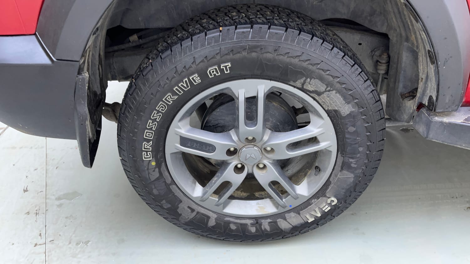 Used 2024 Mahindra Thar LX Hard Top Diesel AT 4WD Diesel Automatic tyres RIGHT REAR TYRE RIM VIEW