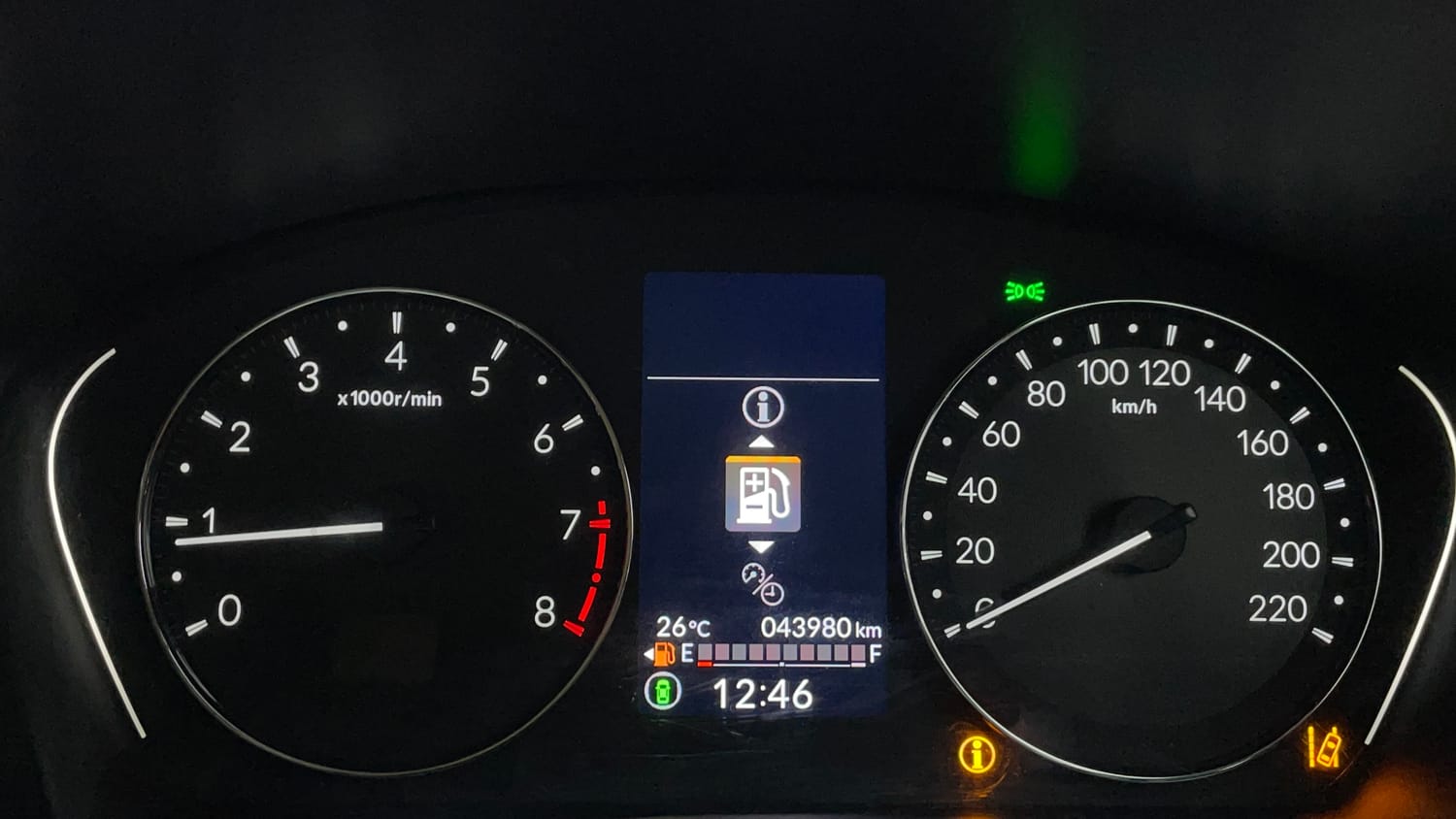 Used 2024 Honda City V Petrol MT Petrol Manual interior CLUSTERMETER VIEW