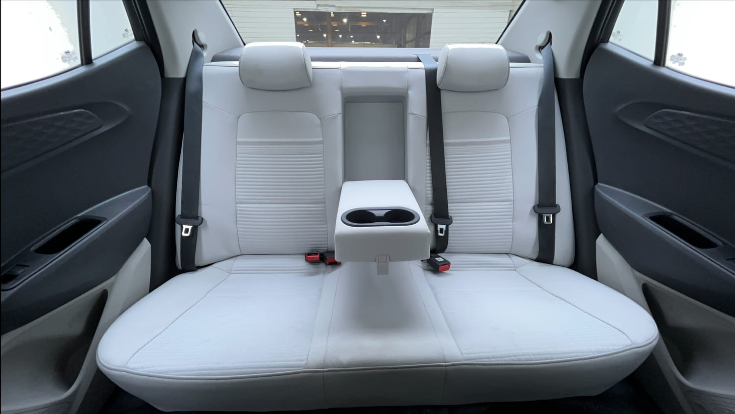 Used 2026 Hyundai Aura SX Plus 1.2 AMT Petrol Petrol Automatic interior REAR SEAT CONDITION VIEW