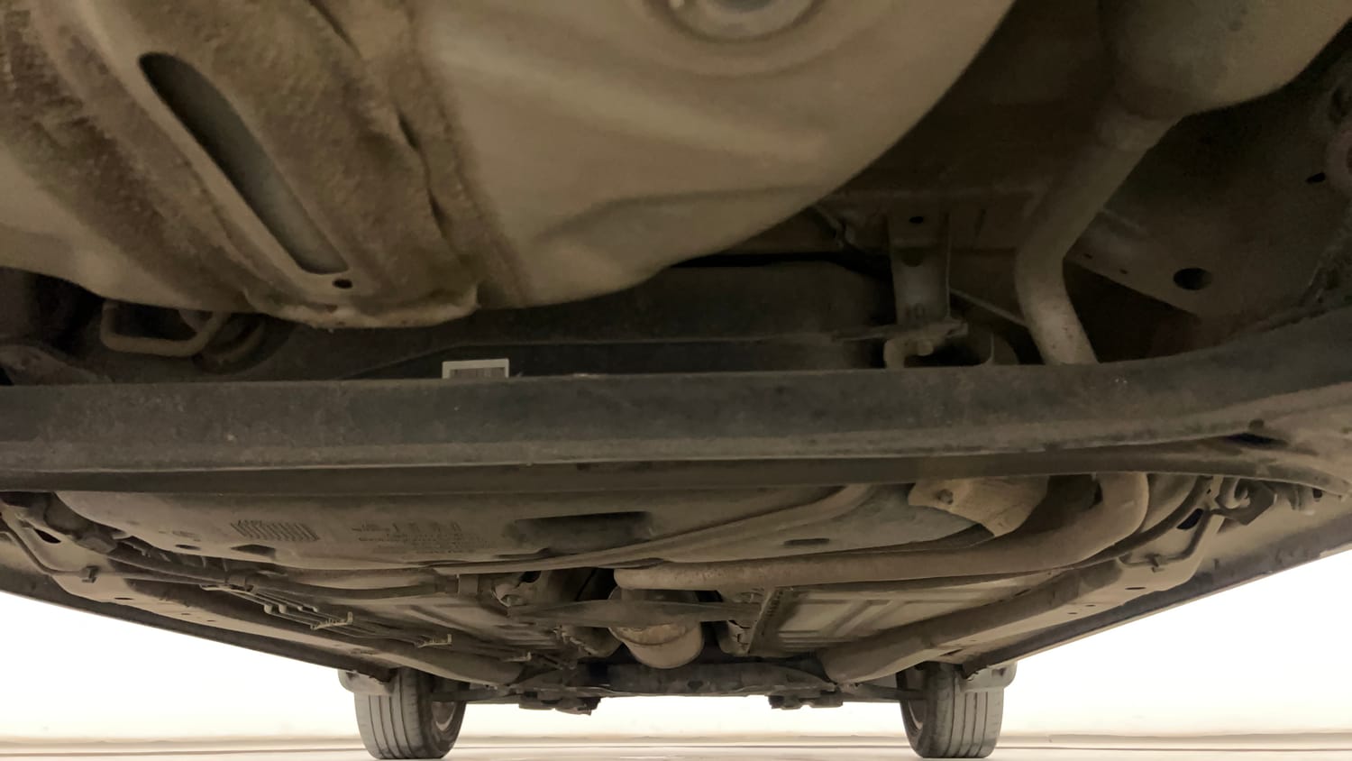 Used 2017 Maruti Suzuki Baleno Zeta 1.2 Petrol Manual extra REAR UNDERBODY VIEW (TAKEN FROM REAR)