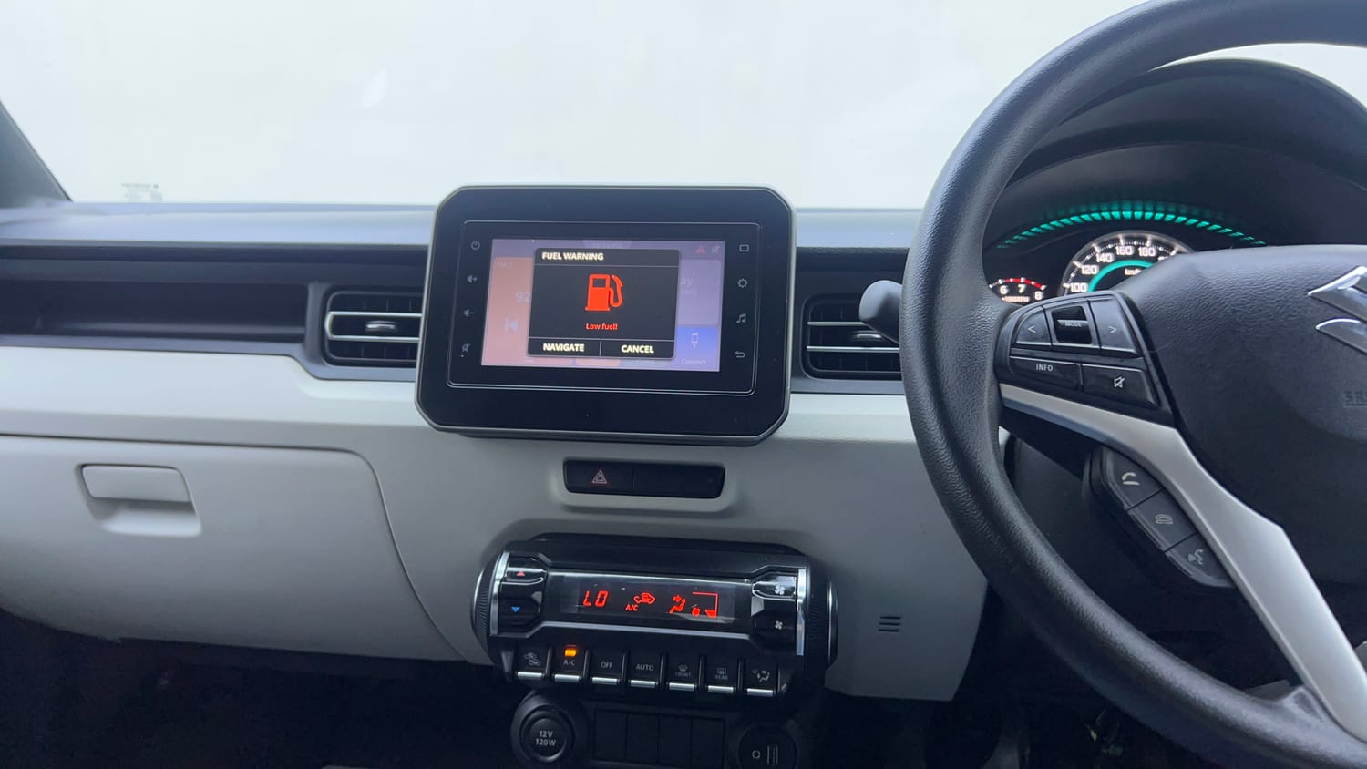 Used 2022 Maruti Suzuki Ignis Alpha 1.2 AMT Petrol Automatic interior MUSIC SYSTEM & AC CONTROL VIEW