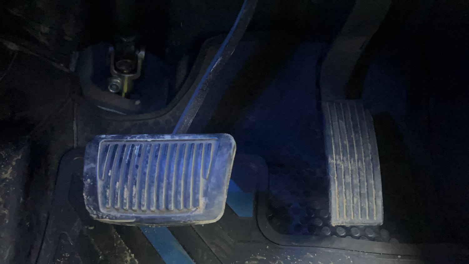 Used 2025 Hyundai Aura SX Plus 1.2 AMT Petrol Petrol Automatic interior PEDALS VIEW