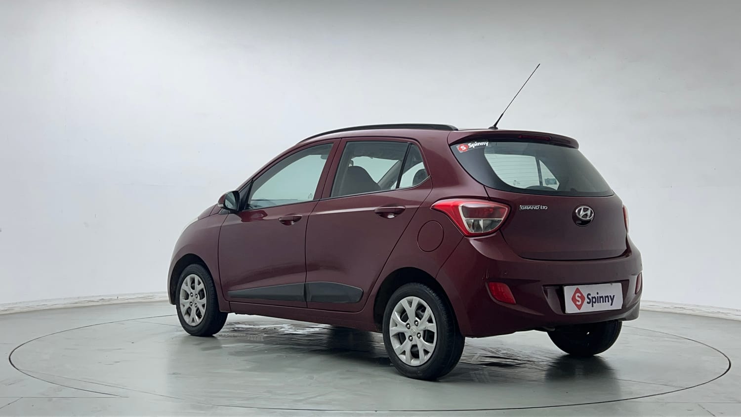 Used 2015 Hyundai Grand i10 Sportz 1.2 Kappa VTVT Petrol Manual exterior LEFT REAR CORNER VIEW