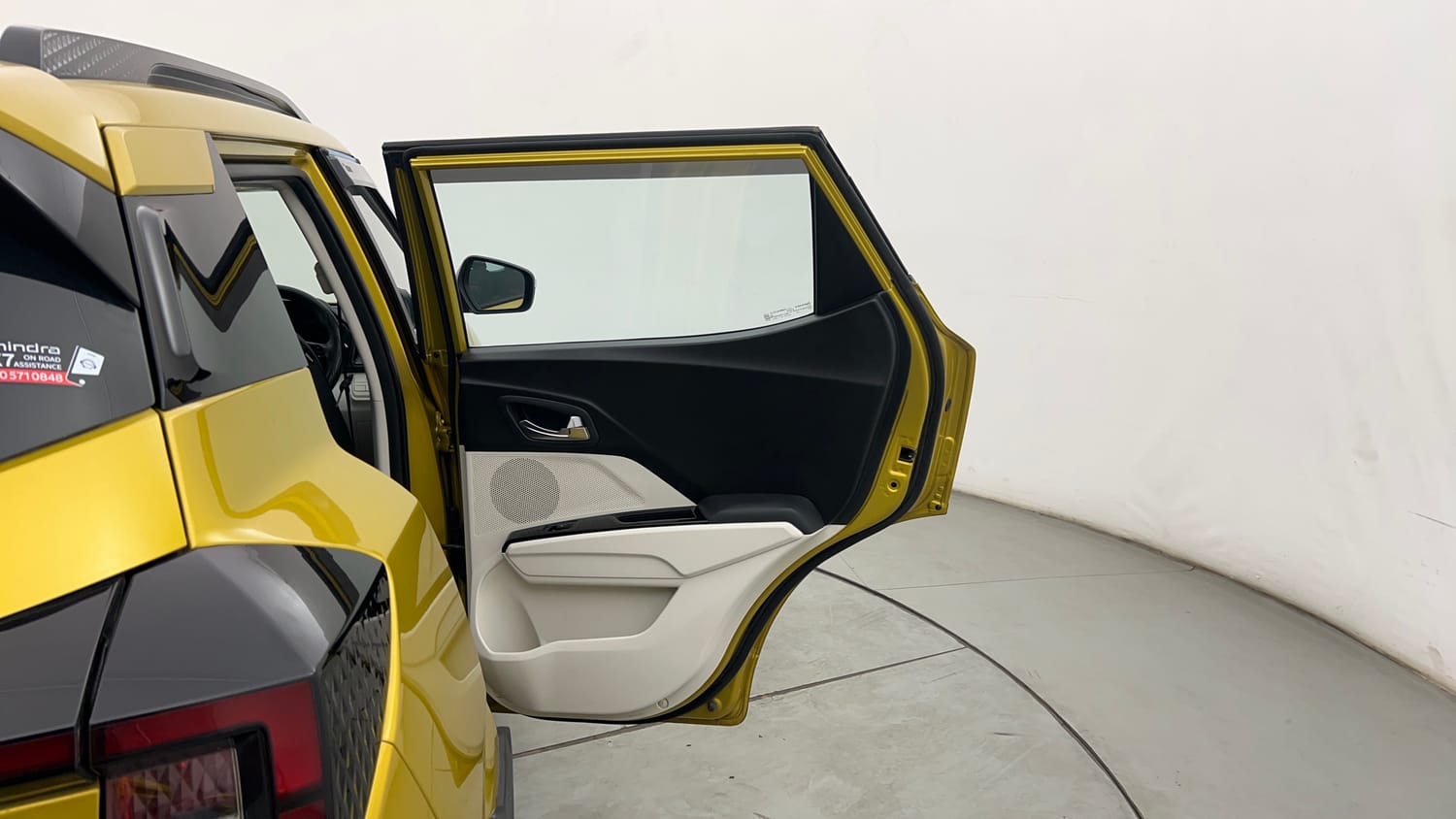Used 2024 Mahindra XUV 3XO AX5 1.5 Diesel Autoshift Plus Diesel Automatic interior RIGHT REAR DOOR OPEN VIEW