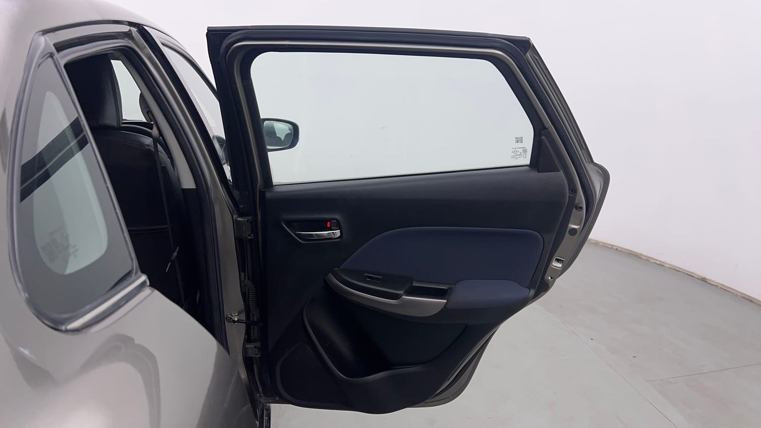 Used 2021 Maruti Suzuki Baleno Zeta Petrol Manual interior RIGHT REAR DOOR OPEN VIEW