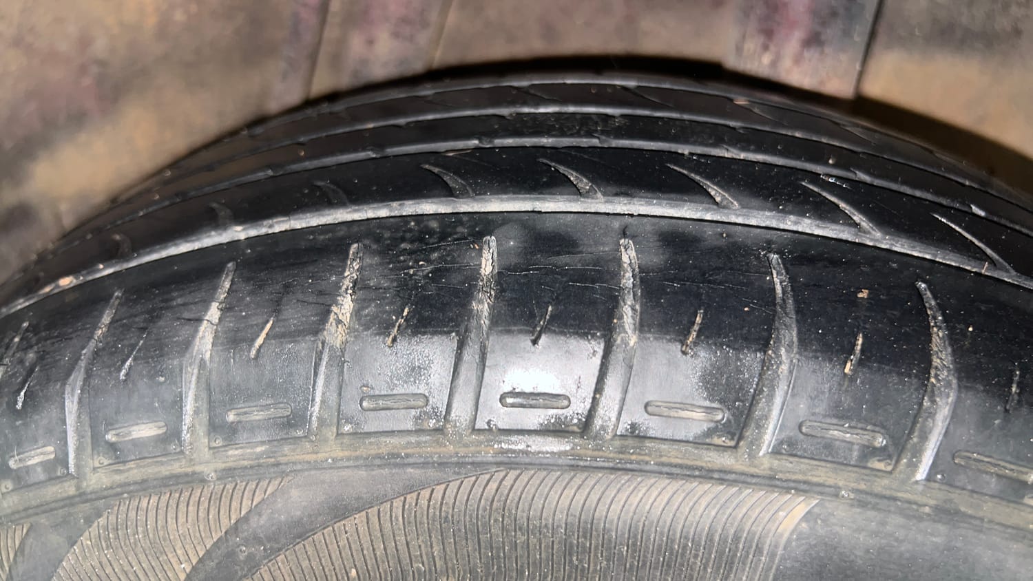 Used 2018 Honda Jazz V Petrol Petrol Manual tyres LEFT REAR TYRE TREAD VIEW