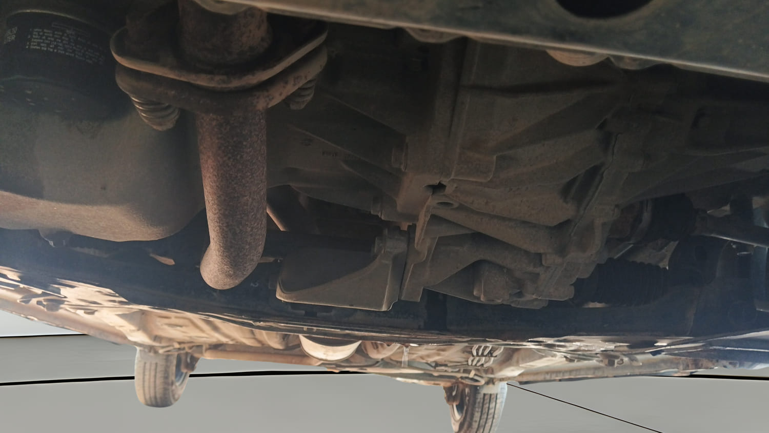 Used 2019 Maruti Suzuki Wagon R ZXi 1.2 AMT Petrol Automatic extra FRONT LEFT UNDERBODY VIEW
