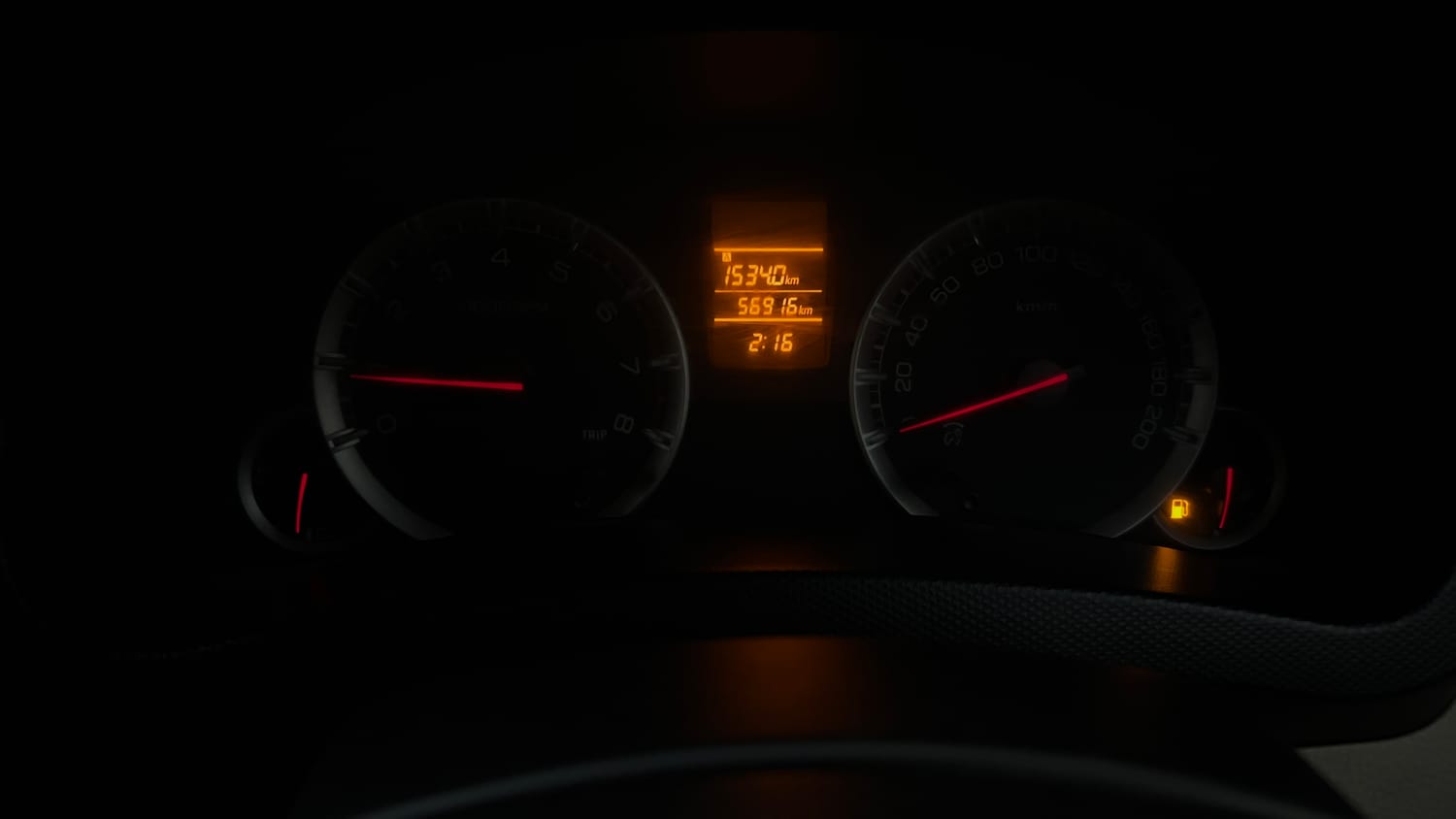 Used 2012 Maruti Suzuki Swift Dzire VXI Petrol Manual interior CLUSTERMETER VIEW