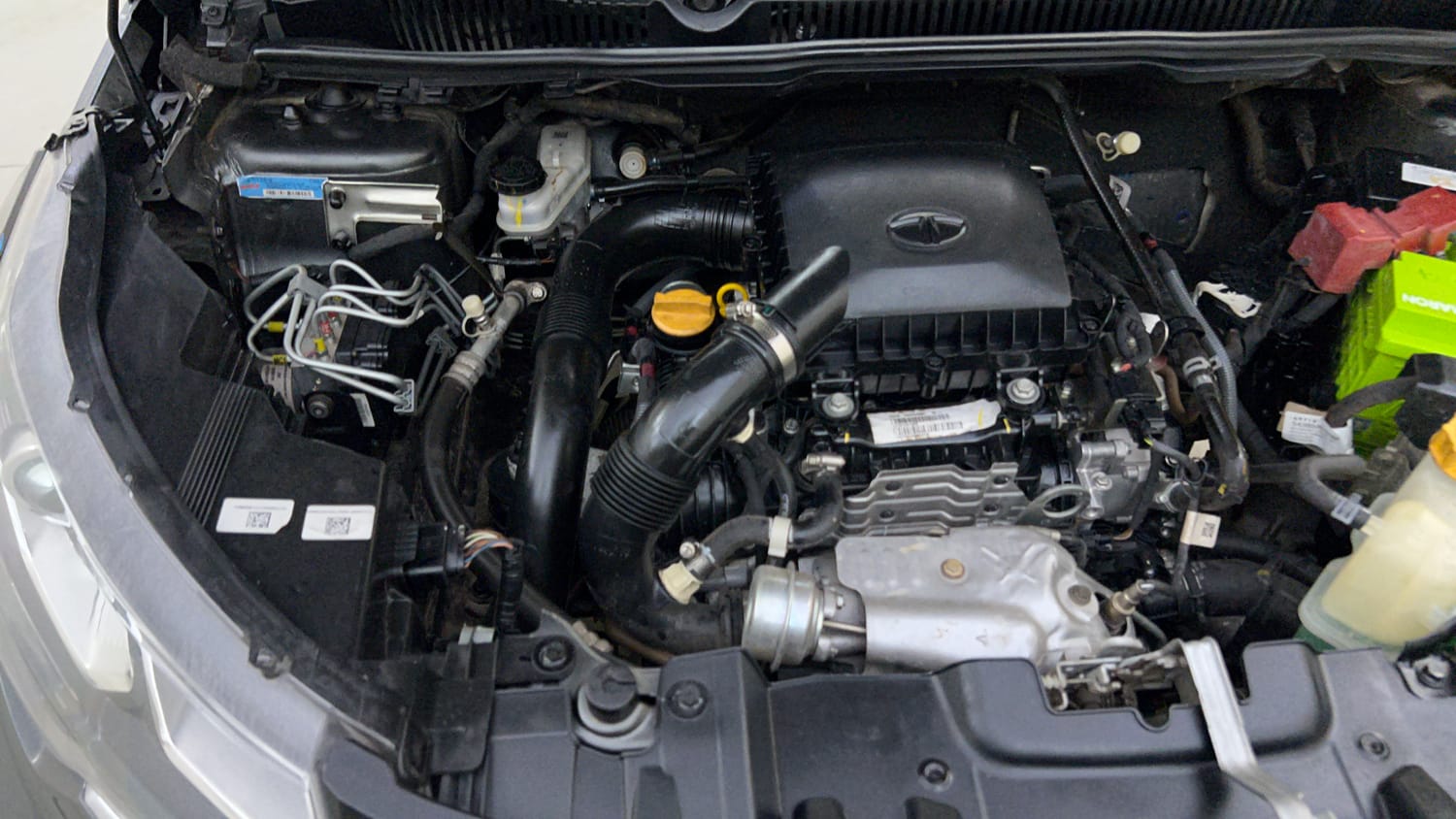 Used 2023 Tata Nexon XZ Plus Petrol Manual engine ENGINE RIGHT SIDE VIEW
