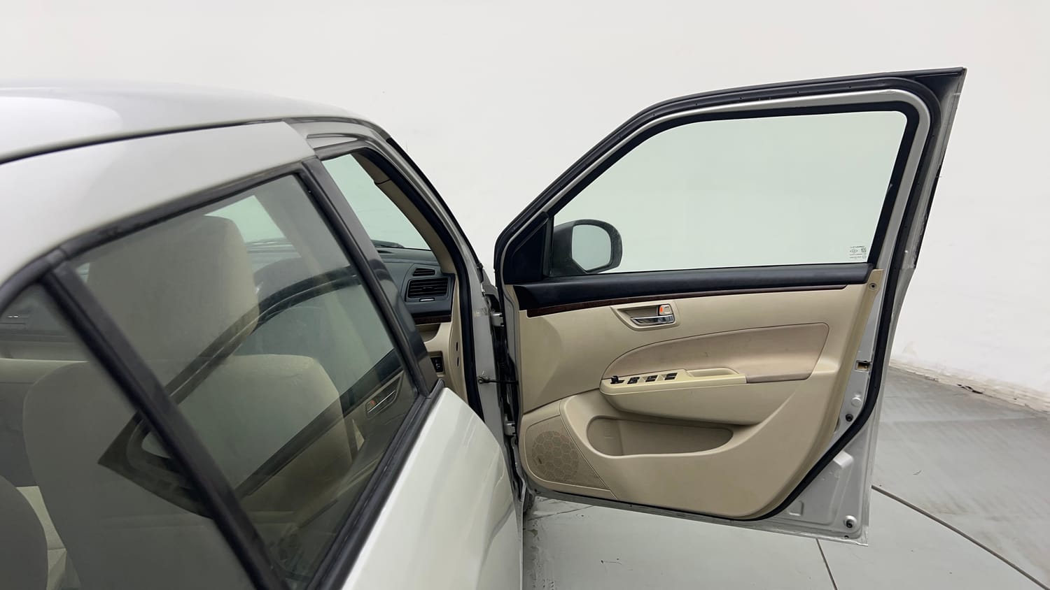Used 2013 Maruti Suzuki Swift Dzire VXI Petrol Manual interior RIGHT FRONT DOOR OPEN VIEW