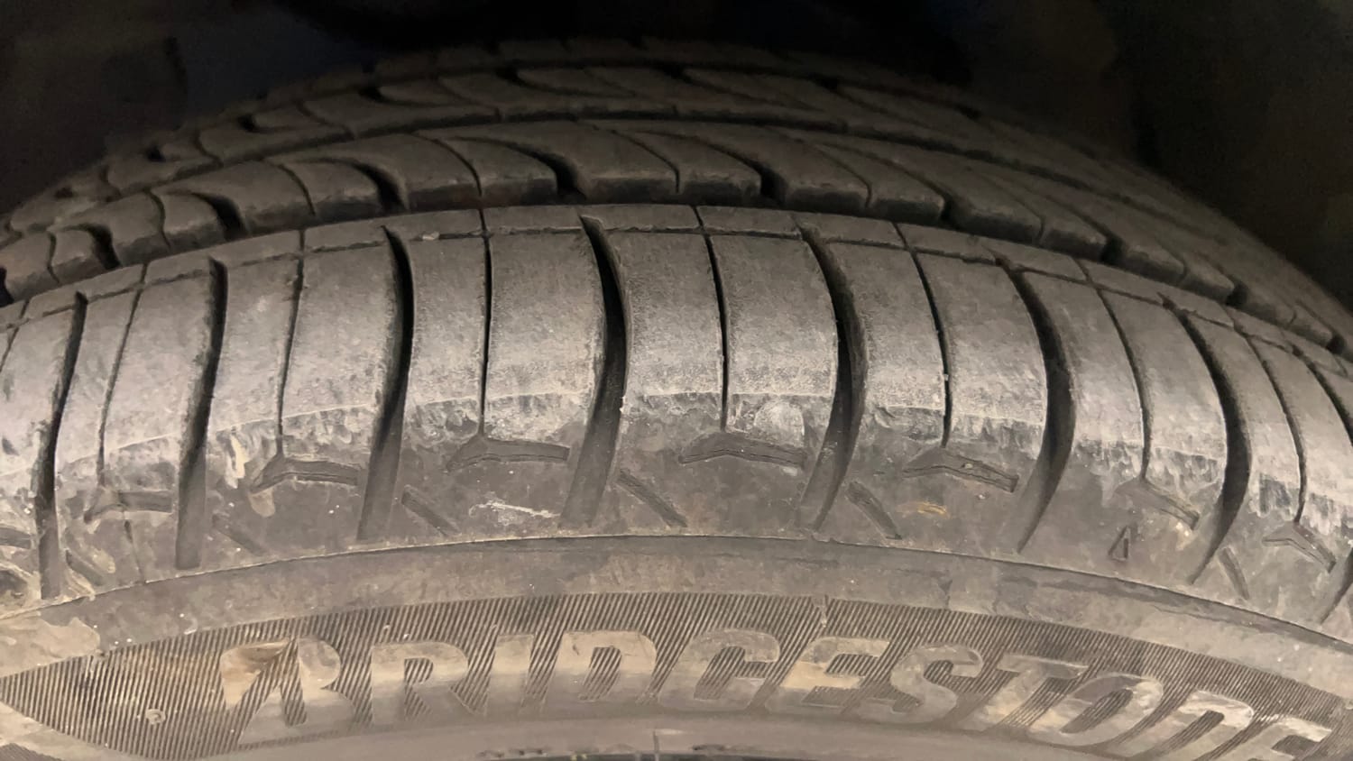 Used 2015 Tata Zest XT Petrol Petrol Manual tyres LEFT FRONT TYRE TREAD VIEW