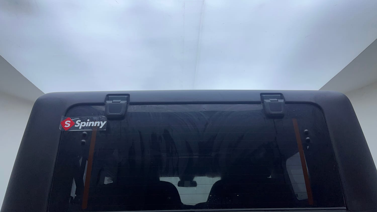 Used 2024 Mahindra Thar LX Hard Top Diesel AT 4WD Diesel Automatic exterior BACK WINDSHIELD VIEW