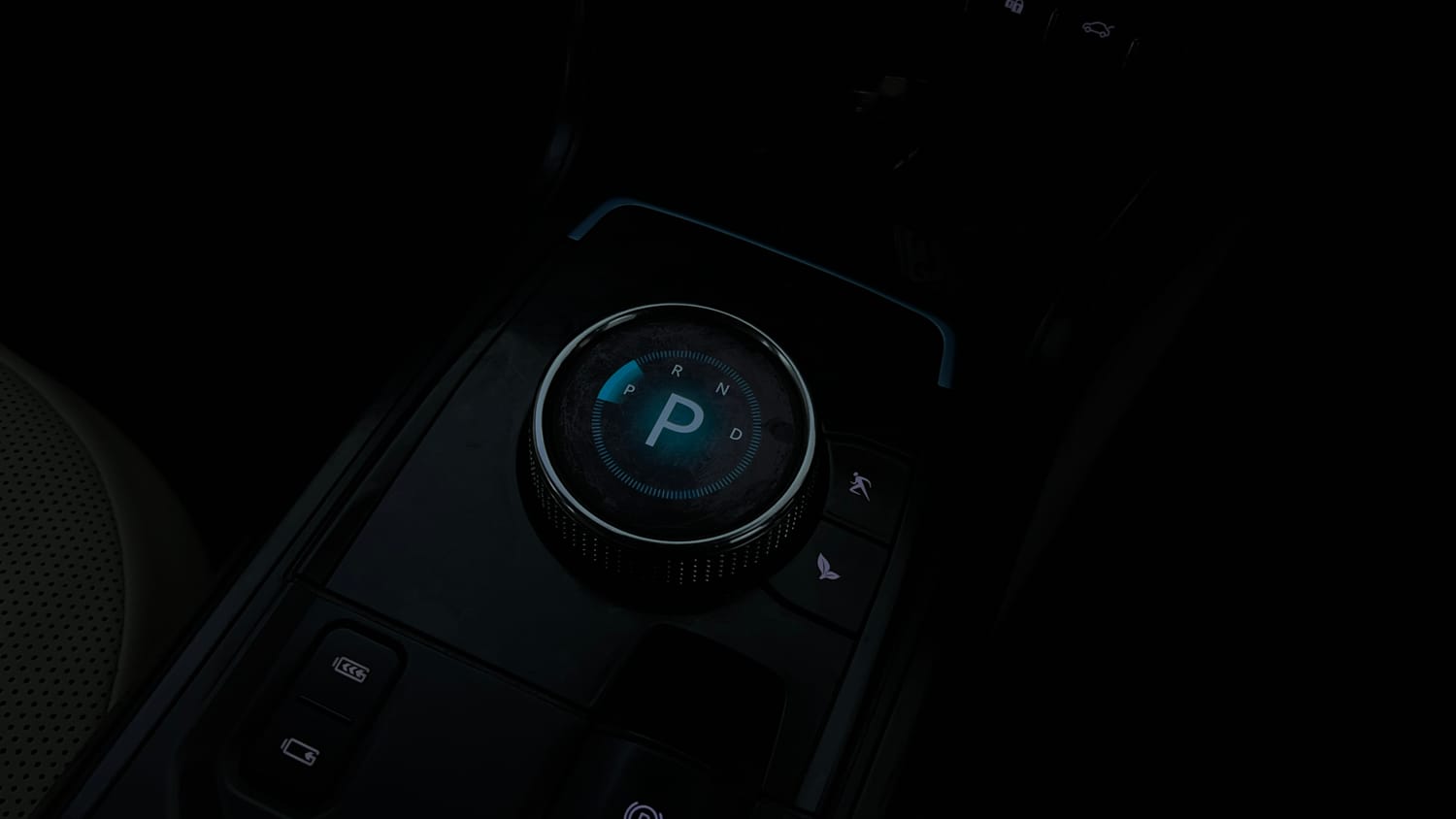Used 2023 Tata Nexon EV XZ Plus LUX Electric Automatic interior GEAR  KNOB VIEW