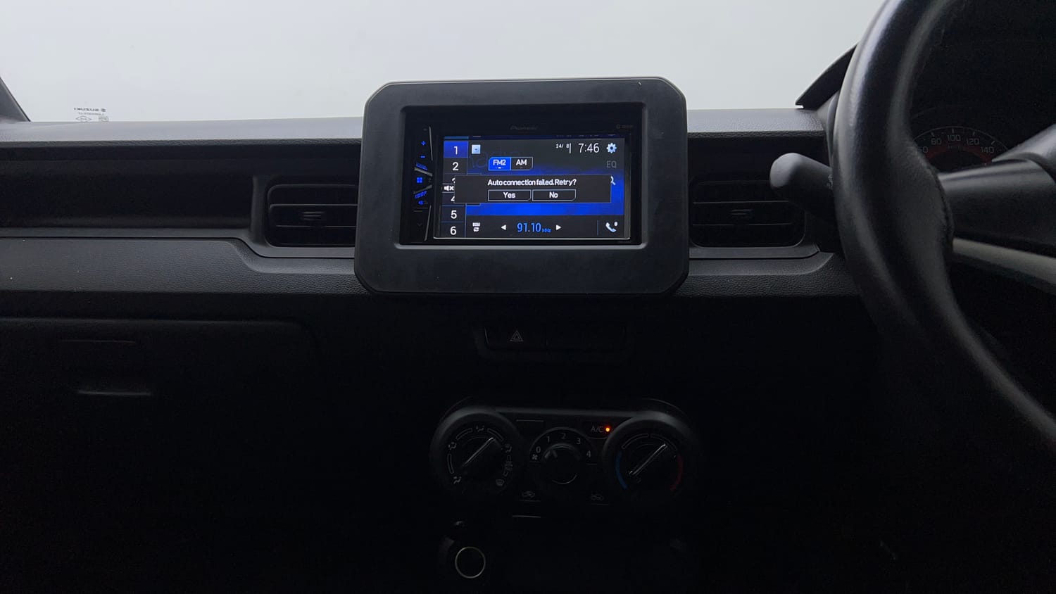 Used 2022 Maruti Suzuki Ignis Sigma 1.2 MT Petrol Manual interior MUSIC SYSTEM & AC CONTROL VIEW