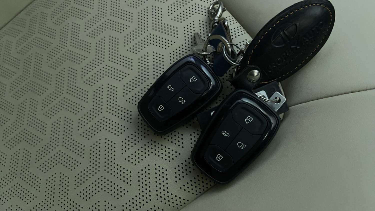 Used 2023 Tata Nexon EV XZ Plus LUX Electric Automatic extra CAR KEY VIEW