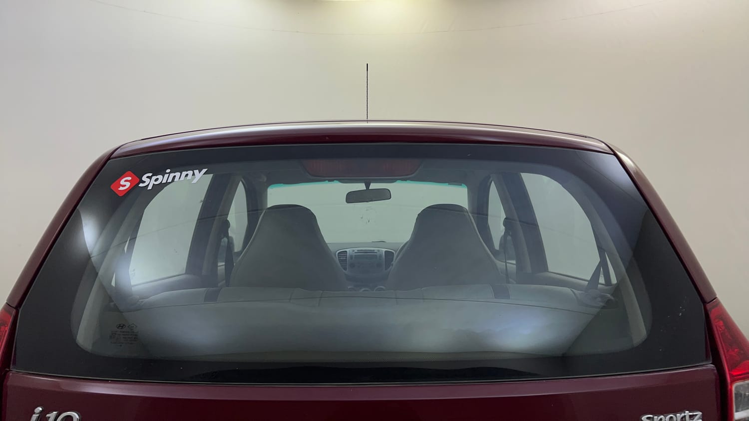 Used 2014 Hyundai i10 Sportz 1.1 iRDE2 Petrol Manual exterior BACK WINDSHIELD VIEW