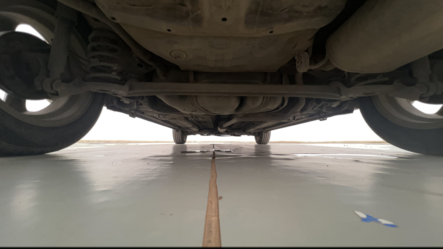 Used 2015 Maruti Suzuki Celerio ZXi Petrol Manual extra REAR UNDERBODY VIEW (TAKEN FROM REAR)