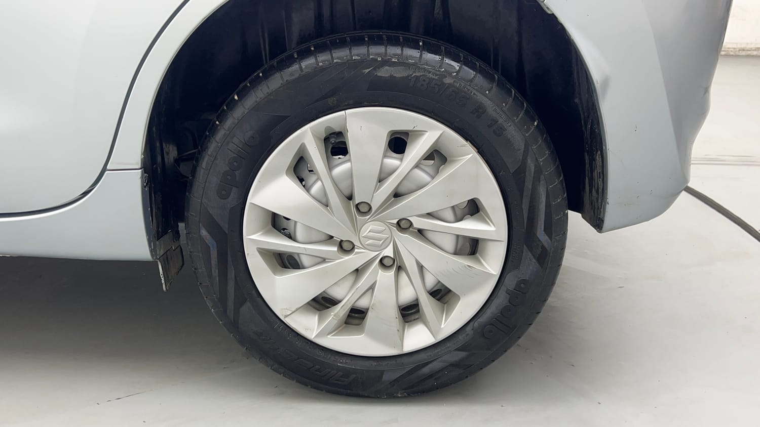 Used 2024 Maruti Suzuki Baleno Sigma MT Petrol Manual tyres LEFT REAR TYRE RIM VIEW