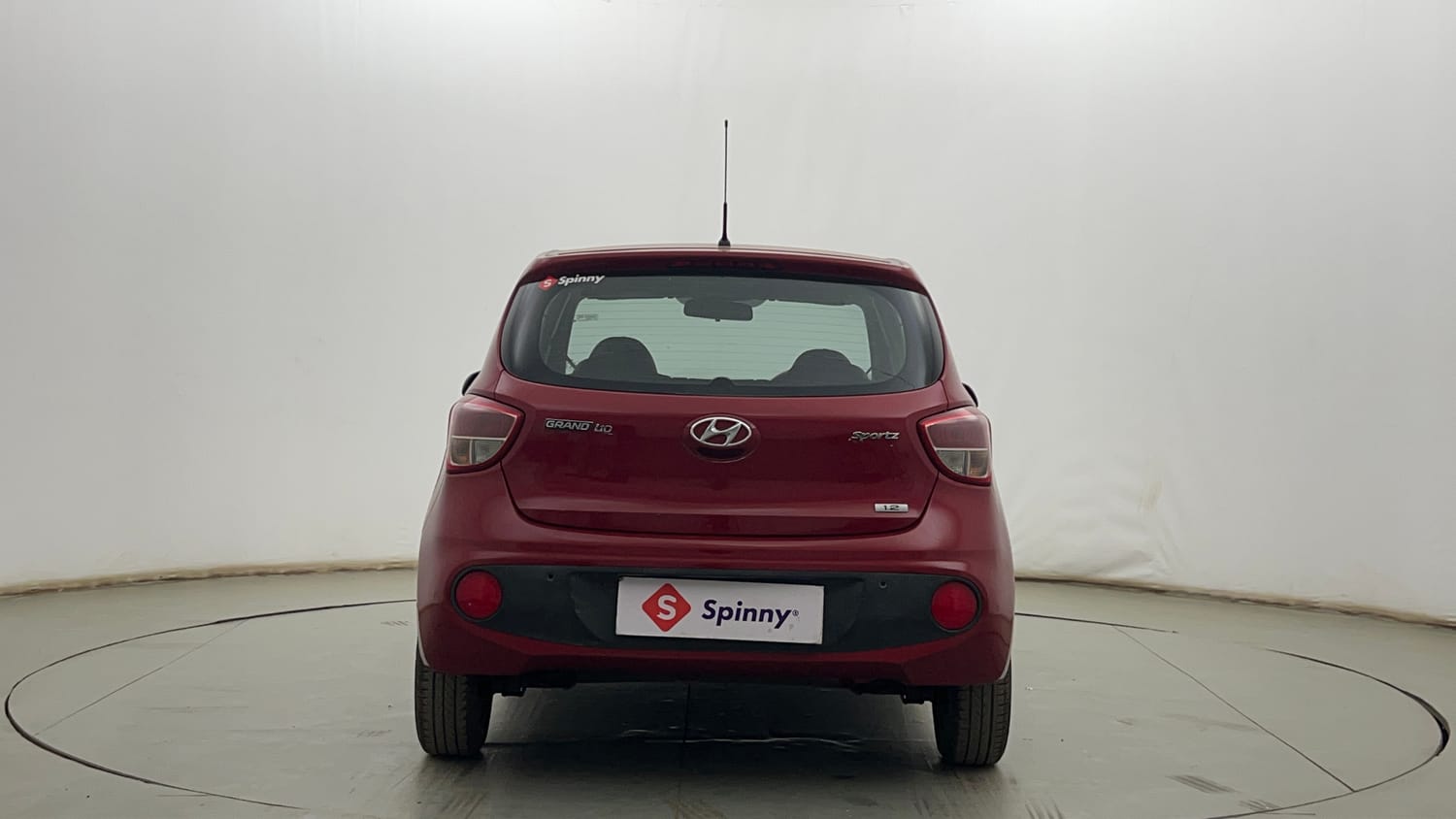 Used 2017 Hyundai Grand i10 Sportz 1.2 Kappa VTVT Petrol Manual exterior BACK VIEW