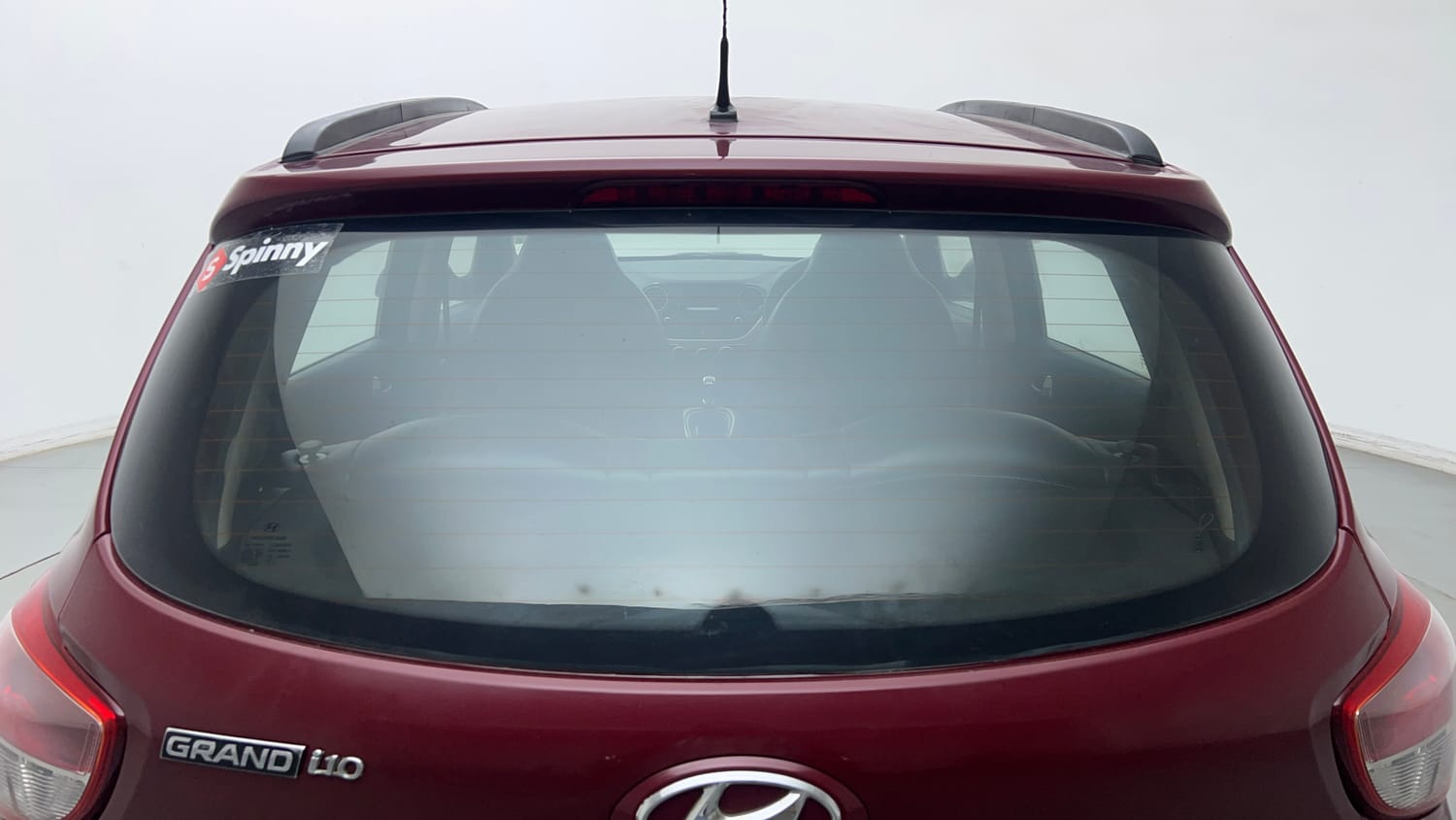 Used 2015 Hyundai Grand i10 Sportz 1.2 Kappa VTVT Petrol Manual exterior BACK WINDSHIELD VIEW