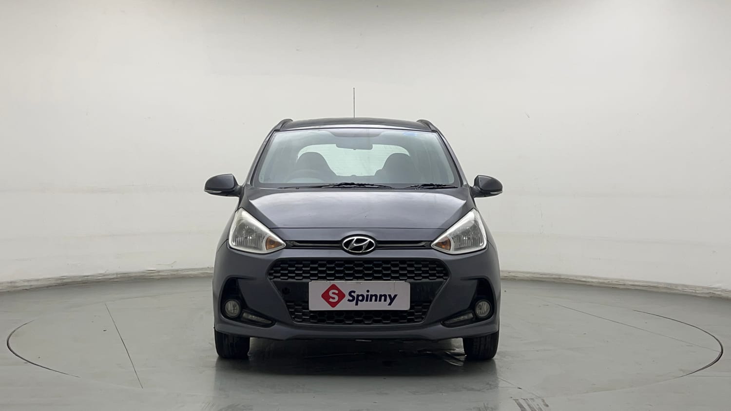 Used 2018 Hyundai Grand i10 Sportz (O) 1.2 Kappa VTVT Petrol Manual exterior FRONT VIEW